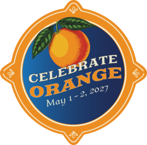Celebrate Orange logo — May 1-2, 2027